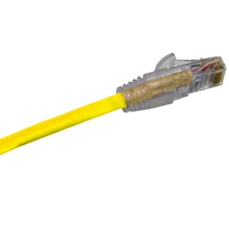 1 pcs - Molex Premise Networks Cat5e Straight Male RJ45 to Straight Male RJ45 Ethernet Cable, U/UTP, Yellow PVC Sheath, 5m