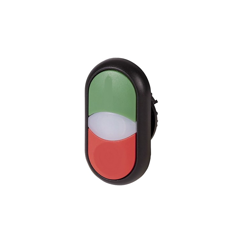 1 pcs - Eaton RMQ Titan M22 Series Illuminated Push Button, Panel Mount, 22mm Cutout, IP67, IP69K