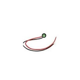 10 pcs : SSI-LXH600GD-150 - LED Panel Mount Indicators 5mm 6' Leads Green