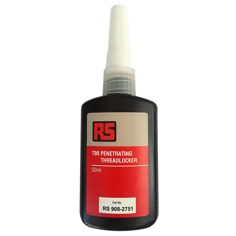 1 pcs - RS PRO T90 Green Threadlocking Adhesive, 50 ml, 24 h Cure Time