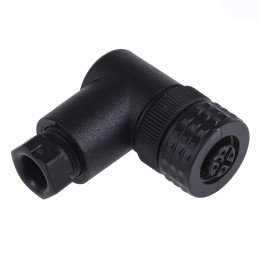 100 pcs - Hirschmann Circular Connector, 4 Contacts, Cable Mount, M12 Connector, Socket, Female, IP67, E Series