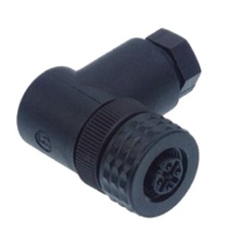 100 pcs - Hirschmann Circular Connector, 4 Contacts, Cable Mount, M12 Connector, Socket, Female, IP67, E Series