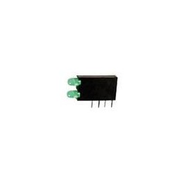 10 pcs : WP934RT/2GD - LED Circuit Board Indicators 3mm RA. 568nm LED INDICATOR