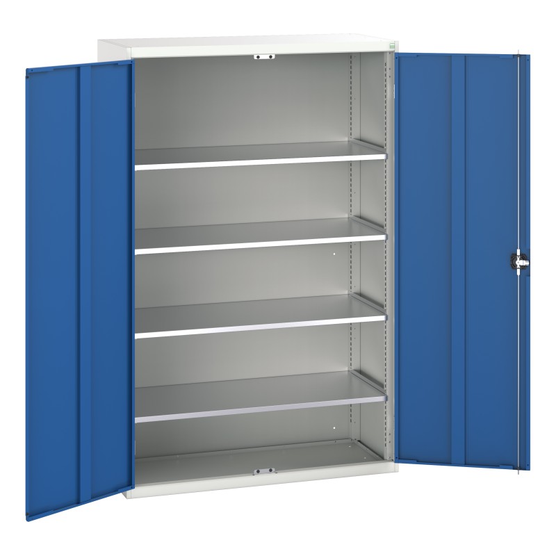 1 pcs - Bott 2 Door Steel Lockable Floor Standing Cupboard, 2000 x 1300 x 550mm