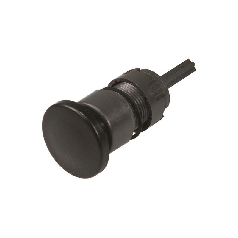 1 pcs - APEM Black Momentary Push Button Head, IP65 (Front), IP40 (Back)