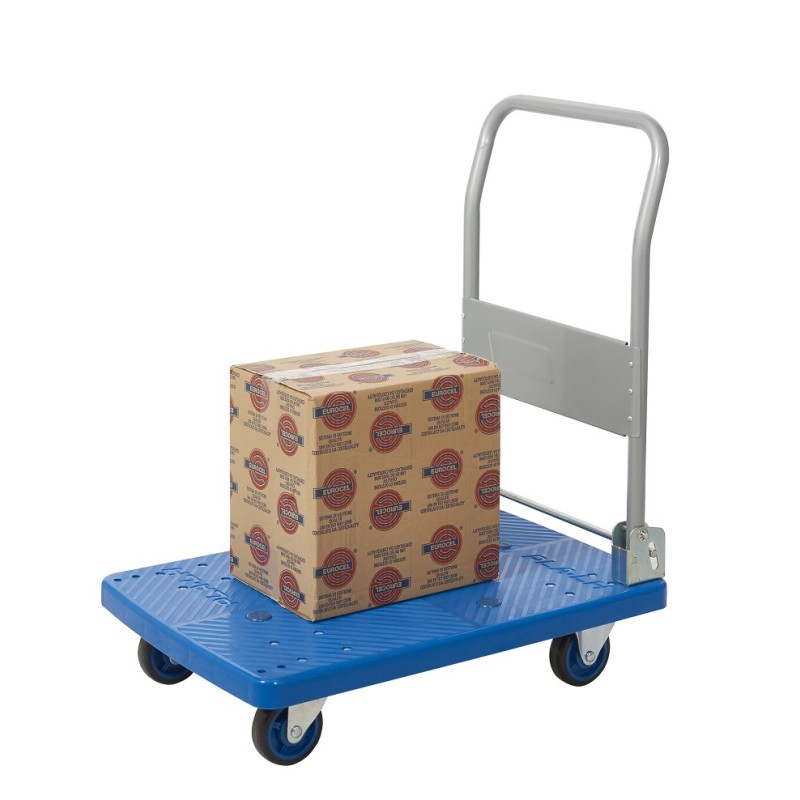 1 pcs - RS PRO Flatbed PP Platform Trolley, 720 x 490 x 860mm, 150kg Load