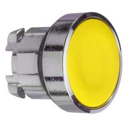 1 pcs - Schneider Electric Harmony XB5 Series Yellow Momentary Push Button Head, 22mm Cutout, IP66, IP67