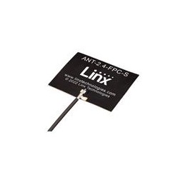 10 pcs : ANT-2.4-FPC-SH100UF - Antennas 2.4 GHz FPC antenna, 25x20mm, horizontal 100mm cable, UFL