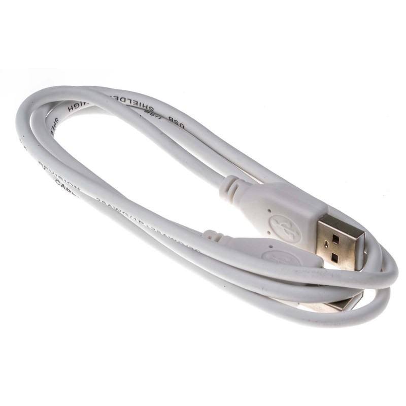 1 pcs - RS PRO USB 2.0 Cable, Male USB A to Male USB A Cable, 1m
