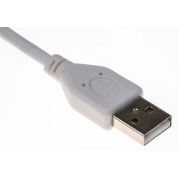 1 pcs - RS PRO USB 2.0 Cable, Male USB A to Male USB A Cable, 1m