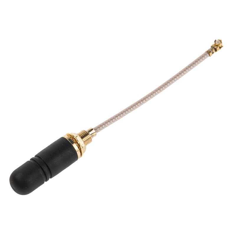 1 pcs - RF Solutions ANT-24G-S21-P5FL Stubby WiFi Antenna with UFL Connector, WiFi