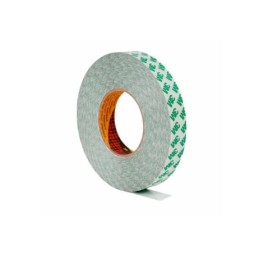 1 pcs - 3M 9087 White Double Sided Plastic Tape, 0.26mm Thick, 5.2 N/cm, PVC Backing, 9mm x 50m