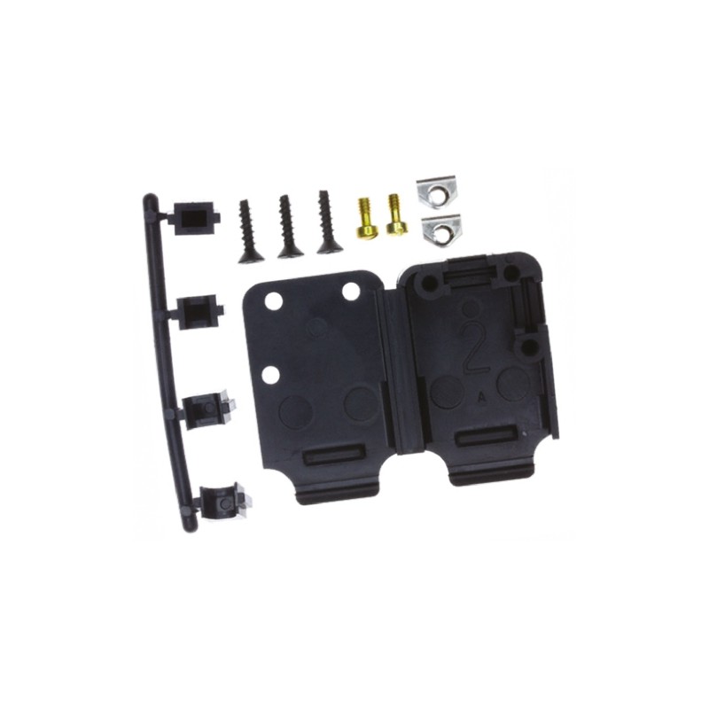 1 pcs - TE Connectivity HD-20 Series Thermoplastic Right Angle, Straight D Sub Backshell, 15 Way