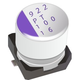 1 pcs - Panasonic 1500μF Conductive Polymer Aluminium Solid Capacitor 2.5V dc, Surface Mount - 2R5SVPT1500M