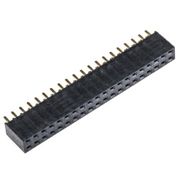 1 pcs - Samtec SSW Series Straight Through Hole Mount PCB Socket, 40-Contact, 2-Row, 2.54mm Pitch, Solder Termination