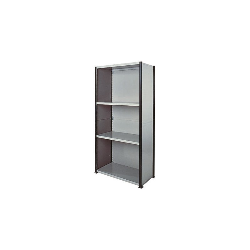 1 pcs - RS PRO Steel Grey Modular Shelving Clad Starter Bay, 2100mm, 1000mm x 500mm
