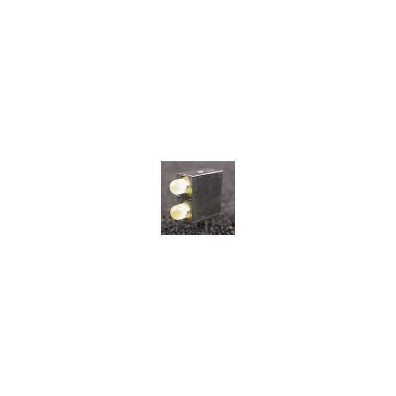 10 pcs : WP934EB/2YD - LED Circuit Board Indicators Bi Yellow 588nm Diffused 15mcd