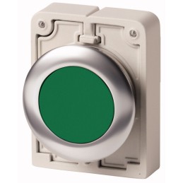 1 pcs - Eaton RMQ Titan M30 Series Green Momentary Push Button, 30mm Cutout, IP67