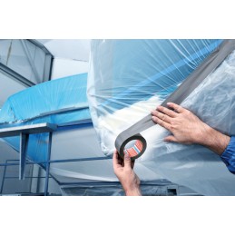 1 pcs - Tesa 4615 Duct Tape, 50m x 50mm, Black, PE Coated Finish