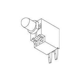 10 pcs : SSF-LXH4RAID - LED Circuit Board Indicators 3mm Relampable Red