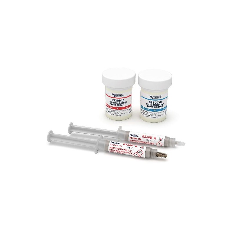 1 pcs - MG Chemicals Silver Conductive Gel Syringe Super Glue for use with Cold-Soldering, Conductive Connections, EMI/RFI