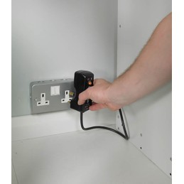 1 pcs - RS PRO 6 Door Vented Mild Steel Blue Locker, 1800 mm x 300 mm x 450mm