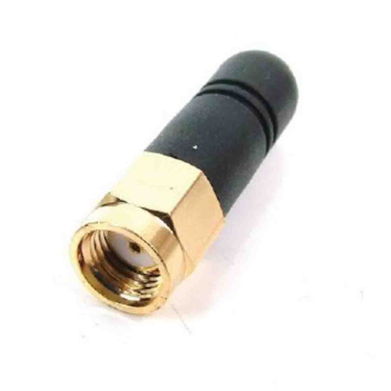 1 pcs - Siretta DELTA20/X/SMAM/RP/S/35 Stubby WiFi Antenna with SMA Connector, Bluetooth (BLE), WiFi