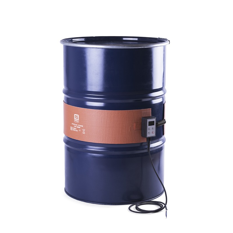 1 pcs - RS PRO Silicone Side Drum Heater, 180 x 1665mm, 200l