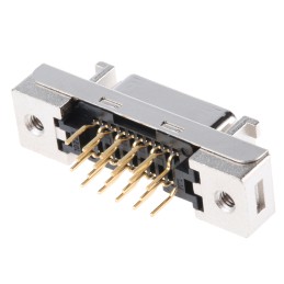 1 pcs - 3M Female 20 Pin Straight Through Hole SCSI Connector 2.54mm Pitch, Solder