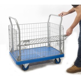 1 pcs - RS PRO No Aluminium Sack Truck, 300kg Load, 900 x 600 x 210mm Load Plate