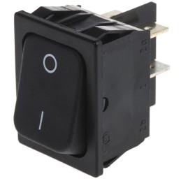 1 pcs - Marquardt DPST, On-None-Off Rocker Switch Panel Mount