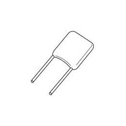 10 pcs : AR215C475K4RTR1 - Multilayer Ceramic Capacitors MLCC - Leaded 50 VDC 4.7 uF X7R 10 % 5.08 mm