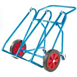 1 pcs - RS PRO Steel Drum Transporter, 200kg Load