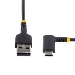 1 pcs - StarTech.com USB 2.0 Cable, Male USB A to Male USB C Rugged USB Cable, 1m
