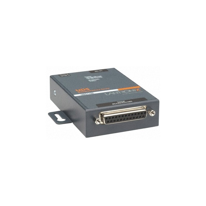1 pcs - Lantronix Serial Device Server, 1 Ethernet Port, 1 Serial Port, RS232, RS422, RS485 Interface, 921.6kbit/s Baud Rate