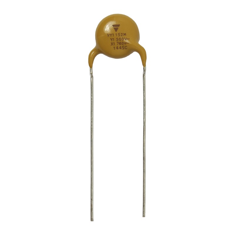 1 pcs - Vishay Single Layer Ceramic Capacitor (SLCC) 4.7nF 500V ac ±20% Y5U Dielectric, VY1, Through Hole +125°C Max Op. Temp.