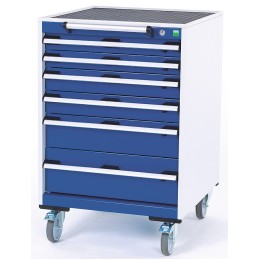 1 pcs - Bott Drawer Unit, 980mm x 650mm x 650mm, Blue, Grey