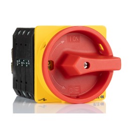 1 pcs - Eaton 6P Pole Panel Mount Isolator Switch - 63A Maximum Current, 22kW Power Rating, IP65