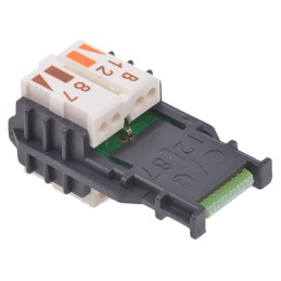 1 pcs - Telegartner, MFP8 Wire Manager for use with MFP8 RJ45 Plug and AWG24/1-AWG22/1, AWG27/7-AWG22/7 cables