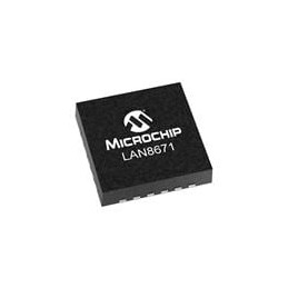 10 pcs : LAN8671B1-E/U3B - Ethernet ICs 10BASE-T1S PHY Transceiver with RMII