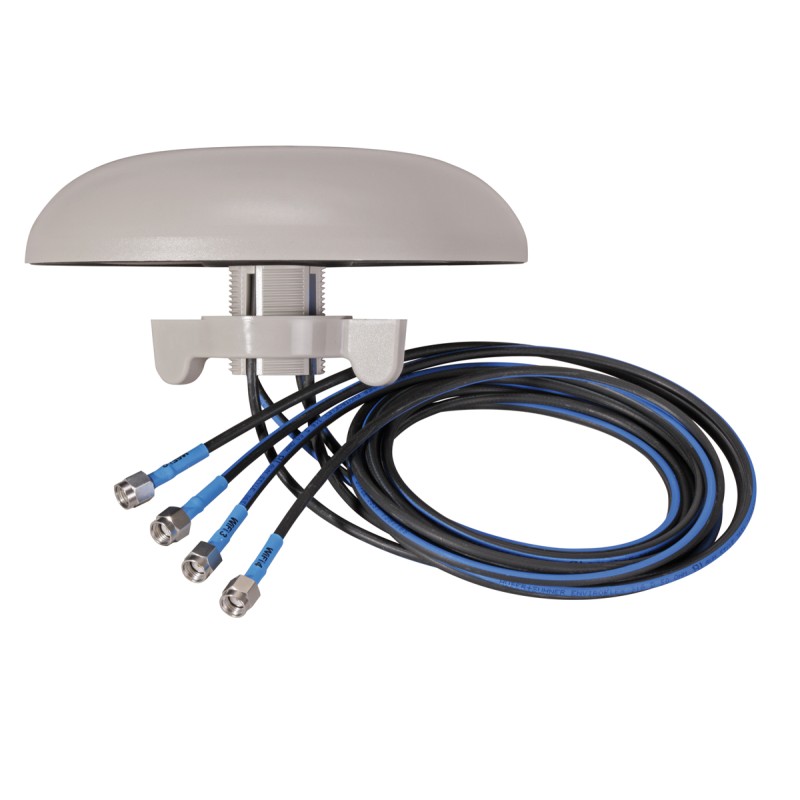 1 pcs - Huber+Suhner 1399.59.0005 Dome WiFi Antenna with SMA Connector, 4G (LTE), WiFi (Dual Band)