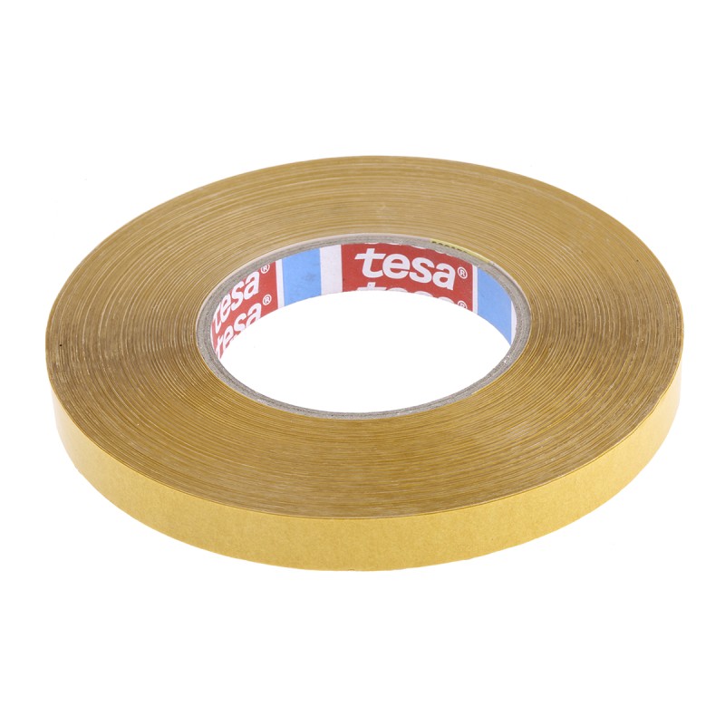 1 pcs - Tesa tesa fix Series 4970 White Double Sided Plastic Tape, 0.23mm Thick, 16.9 N/cm, PVC Backing, 15mm x 50m