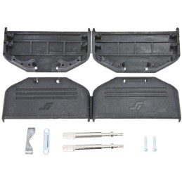 1 pcs - Amphenol ICC Nylon D Sub Backshell, 25 Way, Strain Relief