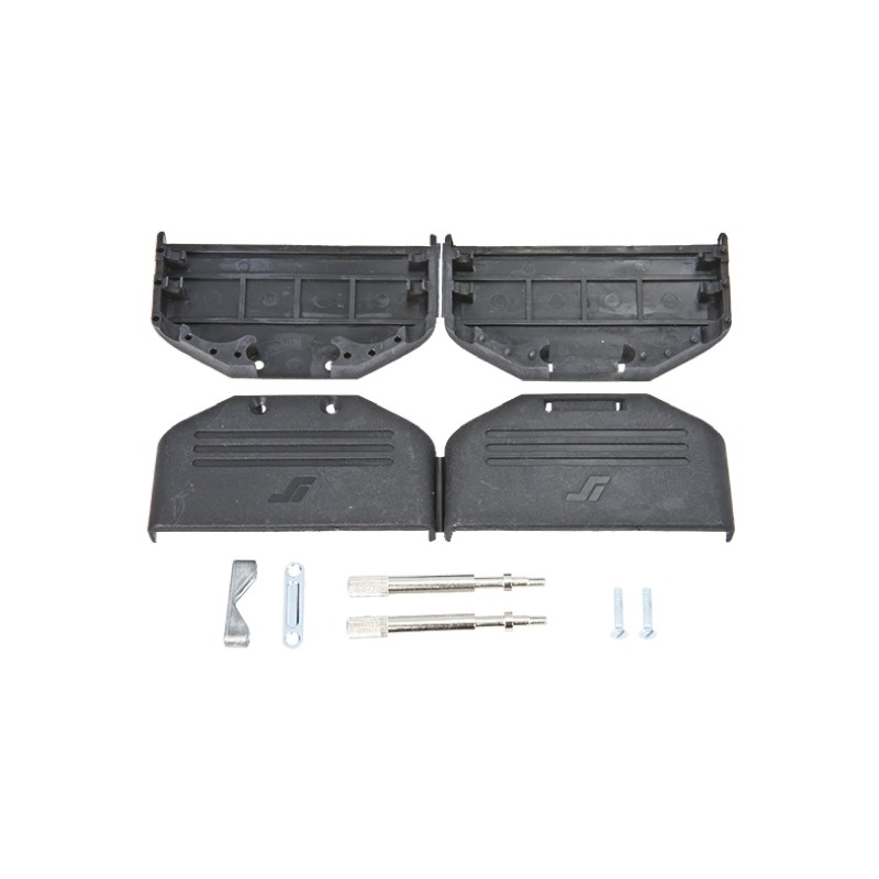 1 pcs - Amphenol ICC Nylon D Sub Backshell, 25 Way, Strain Relief