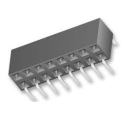 1 pcs - Samtec BCS Series PCB Socket, 14-Contact, 2-Row, 2.54mm Pitch