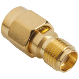 100 pcs - Amphenol RF Straight 50Ω RF Adapter SMA Socket to R-SMA Socket