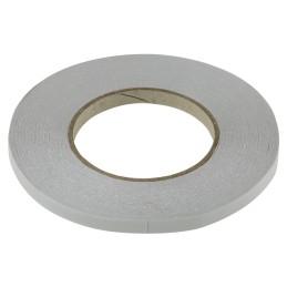 1 pcs - RS PRO White Double Sided Paper Tape, Non-Woven Backing, 9mm x 50m