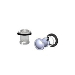 10 pcs : SGLC-250-D-LD - LED Lenses Liquid Detect, Dome Round .25in Clear