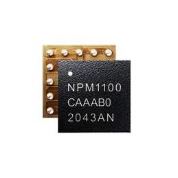 10 pcs : NPM1100-CAAB-R - Battery Management Extremely compact Power Management IC (PMIC) WLCSP