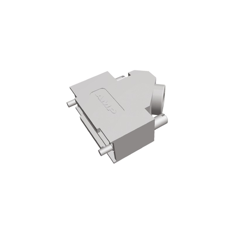 100 pcs - TE Connectivity ADK Series Zinc Angled D Sub Backshell, 15 Way, Strain Relief